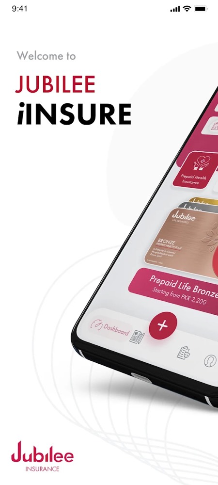 Jubilee i-Insure customer home screen