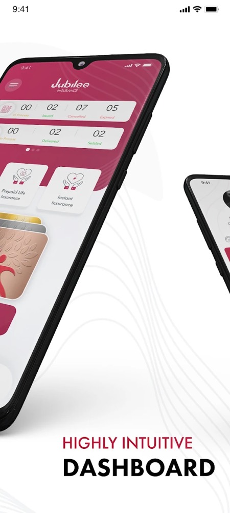 Jubilee i-Insure policy and claims screen