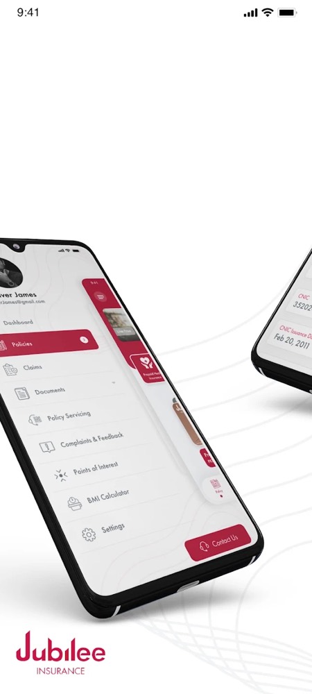Jubilee i-Insure plan selection screen